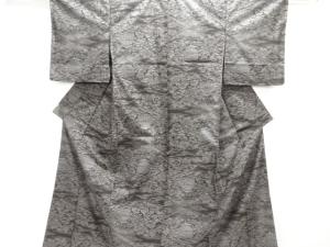 未使用品　金閣寺模様織り出し本場泥大島紬着物（9マルキ）